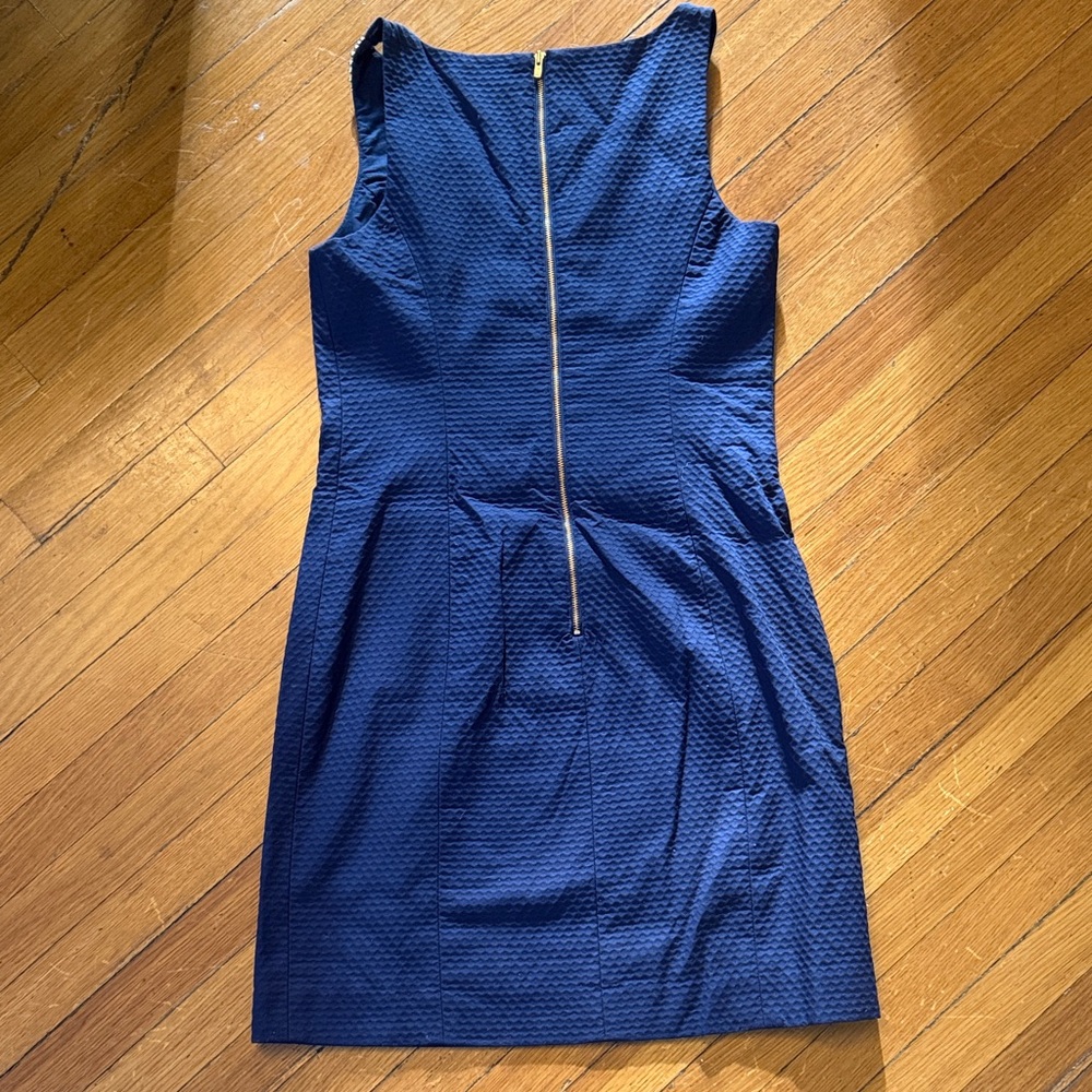 Lily Pulitzer Blue Sleeveless Dress Size 2 - Picture 4 of 5
